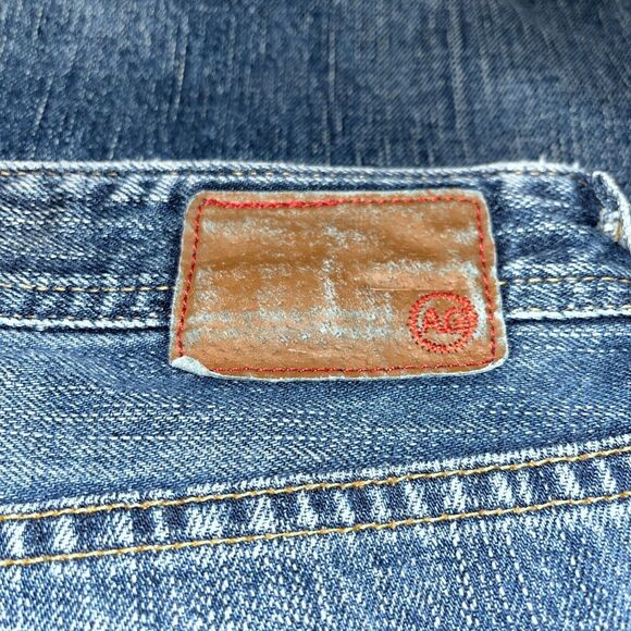 AG Adriano Goldschmied Men's Jeans The Hero Distressed Straight Leg Size 36 x 32 - Picture 10 of 12